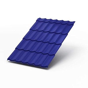 Металлочерепица Ламонтерра ПЭ-01 RAL 5002 0.4